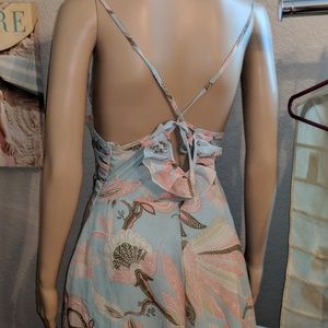 NWT floral silky sundress sz.4 H&M